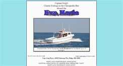 Desktop Screenshot of evamariecharters.com